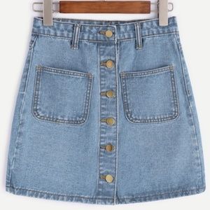 Denim skirt